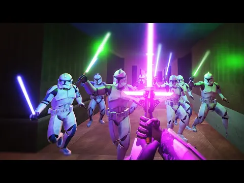 Download MP3 Fighting an ENTIRE CLONE ARMY in VR