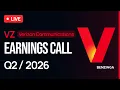 Verizon Communications Q2 FY26 Earnings Call VZ WATCH LIVE