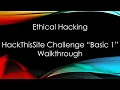 Ethical Hacking HackThisSite Challenge Basic 1 Walkthrough