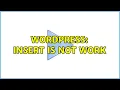 Wordpress wpdb insert is not work