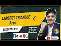 Largest Triangle Area LeetCode 812 Shoelace Formula