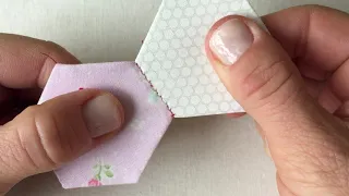 English Paper Piecing Ladder stitch