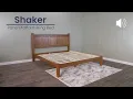 Full Assembly Instructions Shaker Panel Platform King Bed