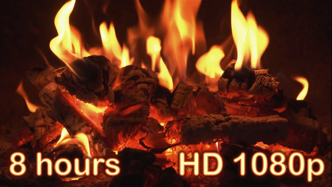 ✰ 8 HOURS ✰ Best Fireplace HD 1080p video ✰ NO ADS ✰ Relaxing fireplace sound ✰ Fireplace Burning ✰