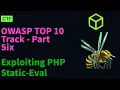 PHP Static-Eval Exploitation CTF Walkthrough