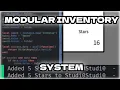 Build a Modular Inventory System in Roblox Studio Datastore GUI Easy Expansion