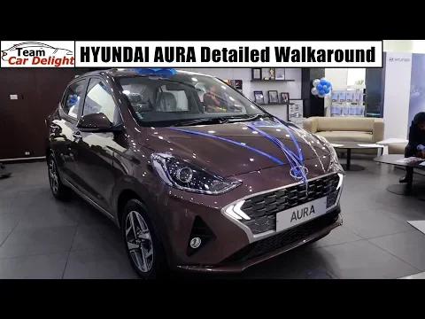 Hyundai Aura Detailed Walkaround with On Road Price | Aura Top Model | Team Car Delight