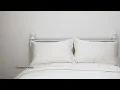 Experience Pure Luxury White Bamboo Cotton Blended Duvet Cover Set