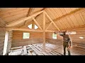 Download Lagu Preparing My Log Cabin for Winter — Cleaning and Insulating the Walls