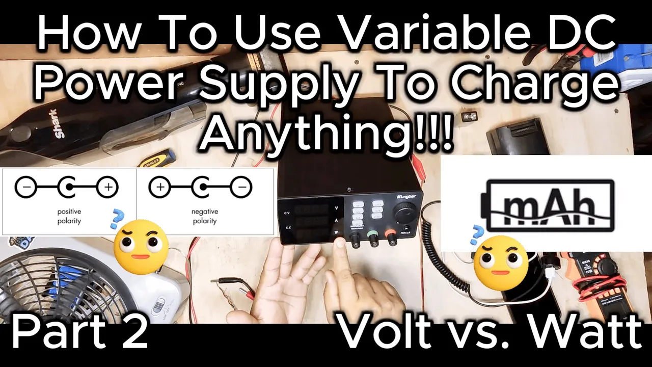 Part 2 | How To Use Variable DC Power Supply (Charger Anything) | Volt vs. Watt | Voltage 101