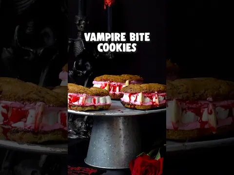 Take a BITE outta these vampire cookies this Halloween!