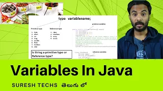 Java In Telugu Chapter - 16 Variables in detail