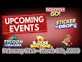 Upcoming events for February 21st-March 8th 2026