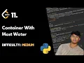Container With Most Water LeetCode 11 Theory Python code