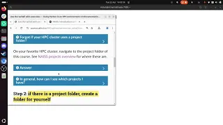 NAISS HPC Python Use the tarball with exercises for LUMI
