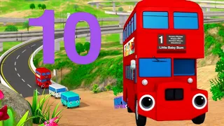 Ten Buses Ride Across California | Fun Bus Adventure | Relax and Sing Along | Musical Fun