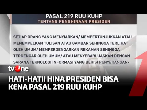Hina Penguasa Terancam Pidana, Sejumlah Pasal Kontroversial Tuai Sorotan