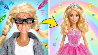 Transformação de Bonecas DIY: Vestidos, Penteados e Acessórios