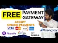 Free Razorpay Payment Gateway Accept Online Payments Accept Online Payments on Website in 2026