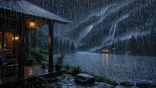🔴 Rain Sounds For Sleeping no thunder - Full Night non stop rain