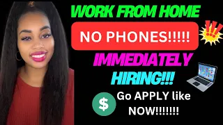 Work From Home Jobs 2025 Non Phone Remote Jobs Hiring Right Now 