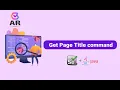getTitle Method in selenium java