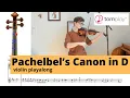 Download Lagu Pachelbel's Canon in D violin play-along