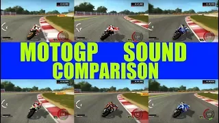 side by side motogp sound comparison motogp 17