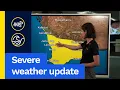 Severe weather update Wind storms in WA today before moving to south-east Australia
