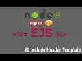 Node Module EJS Part Use Templates for Headers