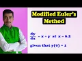 Using Euler s predictor and corrector formula solved simple example
