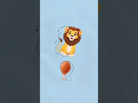 शेर और लेग पीस को सही साइड में सेट करें #challenge #lion # trending #shorts.