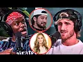 Logan Paul KSI Reaction On Dillon Danis Twitter Posts About Girlfriend Nina Agdal