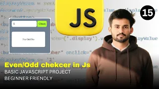 Even Odd Number Checker Using HTML CSS JavaScript Beginner JavaScript Project
