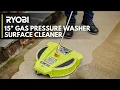 5X FASTER Cleaning RYOBI 15 Gas Pressure Washer Surface Cleaner
