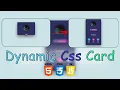 Interactive CSS Card Design Tutorial Expandable Card Using HTML CSS JavaScript