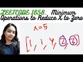 Leetcode 1658 Minimum Operations to Reduce X to Zero Greedy