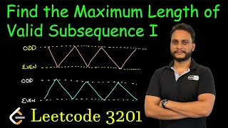 Find the Maximum Length of Valid Subsequence I Leetcode 3201