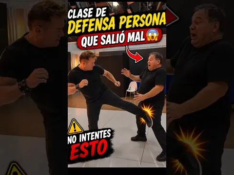 SALE MAL primer clase de ROBERTO PEÑA en DEFENSA PERSONAL #humor #risa #bloopers