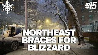 Northeast braces for blizzard