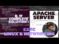 BE EXTC Mumbai University SEM 6 Linux Lab SOLUTION - Question 17 Configuring Apache Server