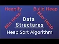 Data Structures - Heap Sort Algorithm Heapify Build heap Max-Min heap With Implementation