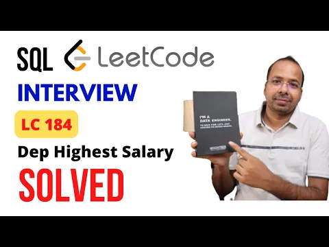 Very Famous SQL Interview Question | Department Highest Salary - YouTube thumbnail