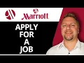 How To Apply for a Marriott Job Marriott Tutorial 2026