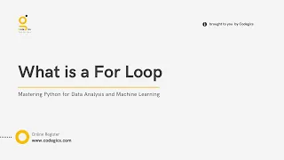 Module 3 What is a For Loop