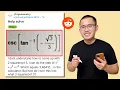 Many calculus students still can t solve this precalculus problem csc tan -1 -sqrt 3 3