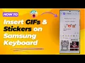 How to Insert GIFs Stickers on Samsung Keyboard Samsung Galaxy Ultra