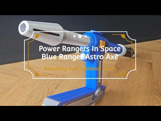 Blue Space Ranger Astro Axe video thumbnail