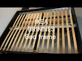 IKEA BRIMNES Queen bed frame with storage unboxing and assembly