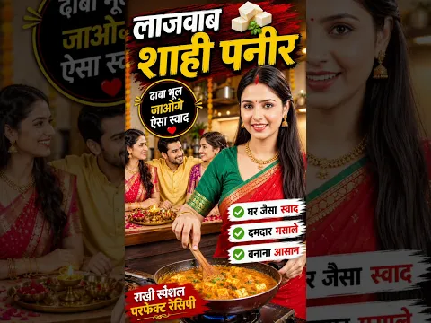 Shahi Paneer: रक्षाबंधन पर भाभी ने बनाया ऐसा शाही पनीर… सबका दिल जीत लिया! 😍